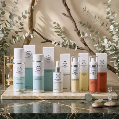 IONTO-COMED® Kabinettware und professionelle Pflegeprodukte für Behandlungen sowie zum Kauf im Atelier.